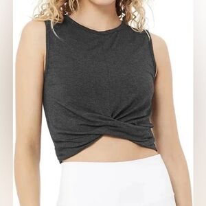 All Yoga Cover Tank - Anthracite Heather - Small